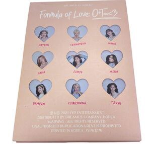 KPOP Korean Pop Music  The 3rd Full Album Twice Formula Of Love: O+T= 3 Album